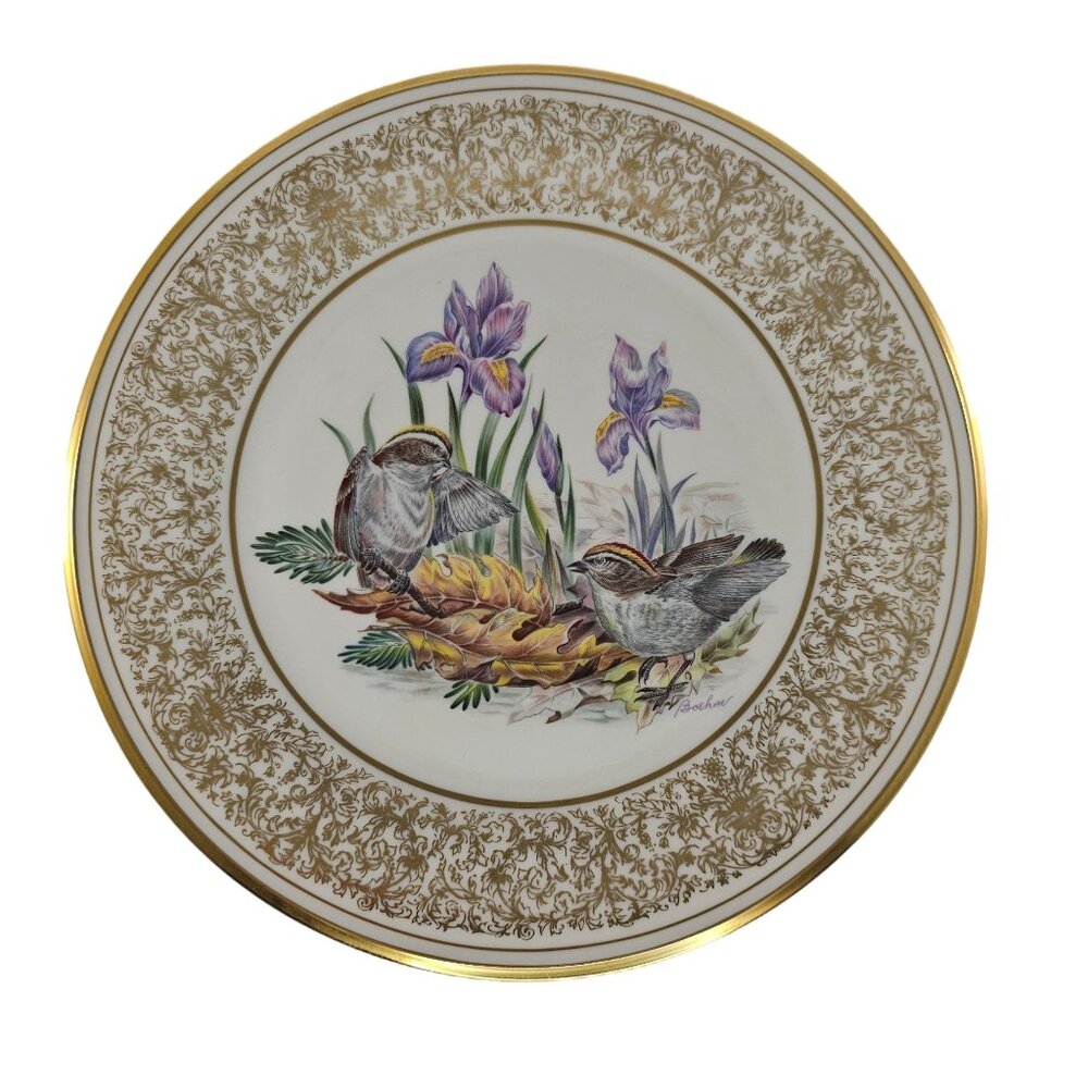 Lenox Limited Edition Plate Golden-Crowned Kinglets 1979 Edward Marshall Boehm